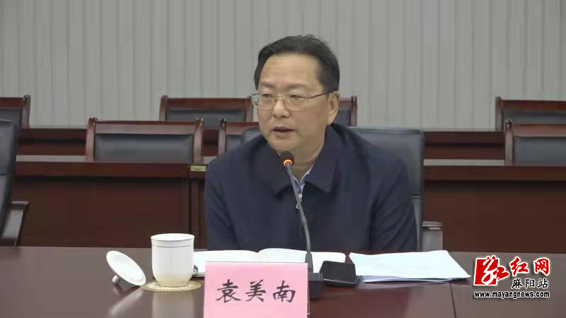 袁美南一行来麻调研乡村振兴工作