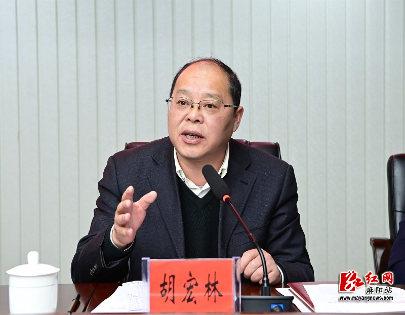 工作会议召开 江涛出席并讲话 胡宏林主持 - 麻阳苗族自治县人民政府